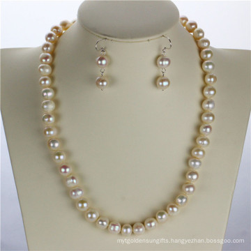 Snh White Natural Freshwater Pearl Set Wholesale